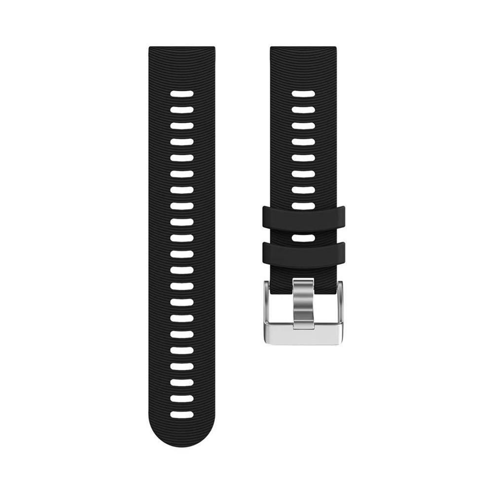 Silicone Smart Watch Band for GarminMove Forerunner 245M/645M/Vivoactive 3t - Black-3
