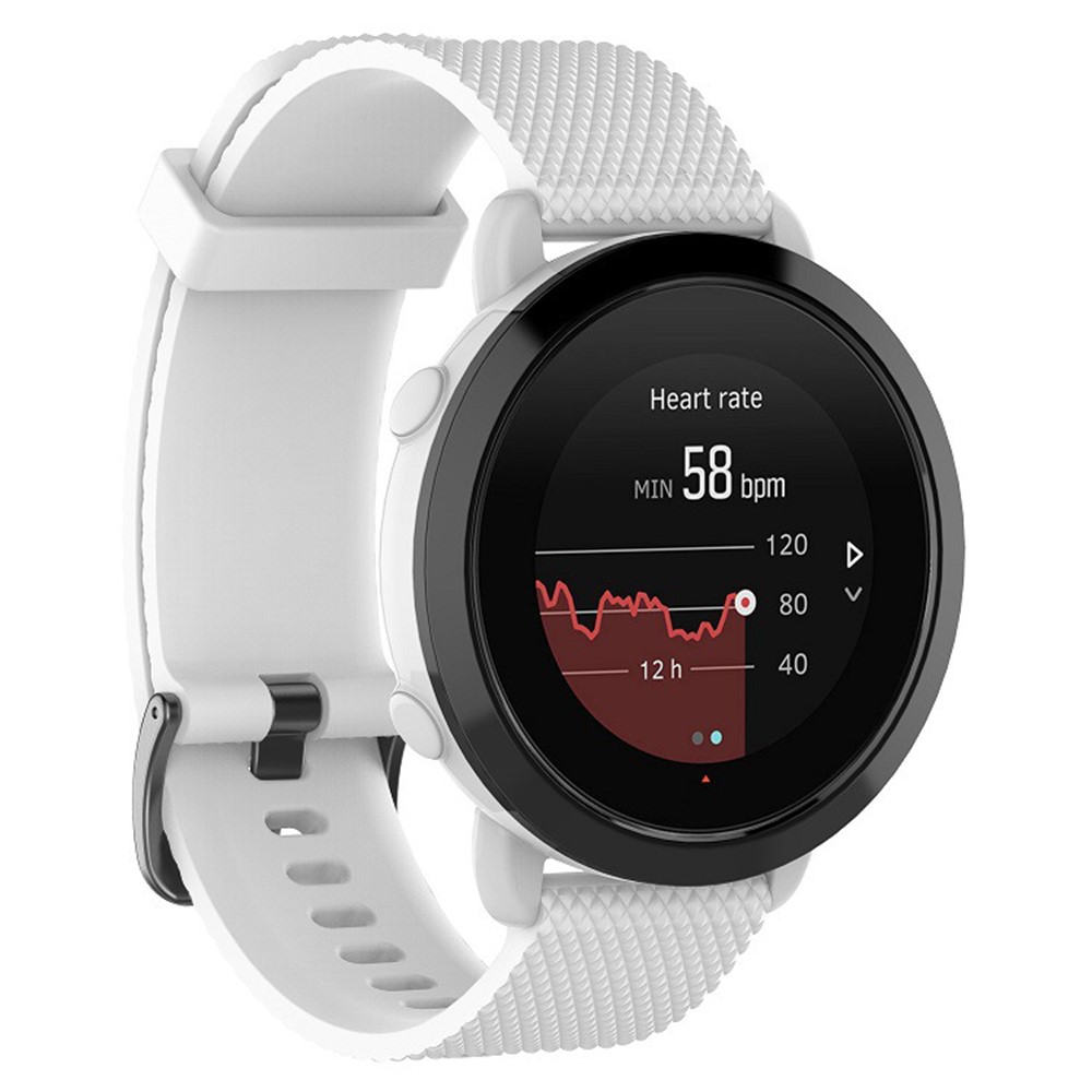 Banda De Relógio Inteligente De Substituição De Silicone Para Suunto 3 Fitness - Branco-2