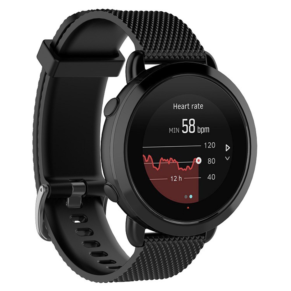 La Sostituzione Di Silicone Banda Intelligente Orologio Per Suunto 3 Il Fitness - Nero-2