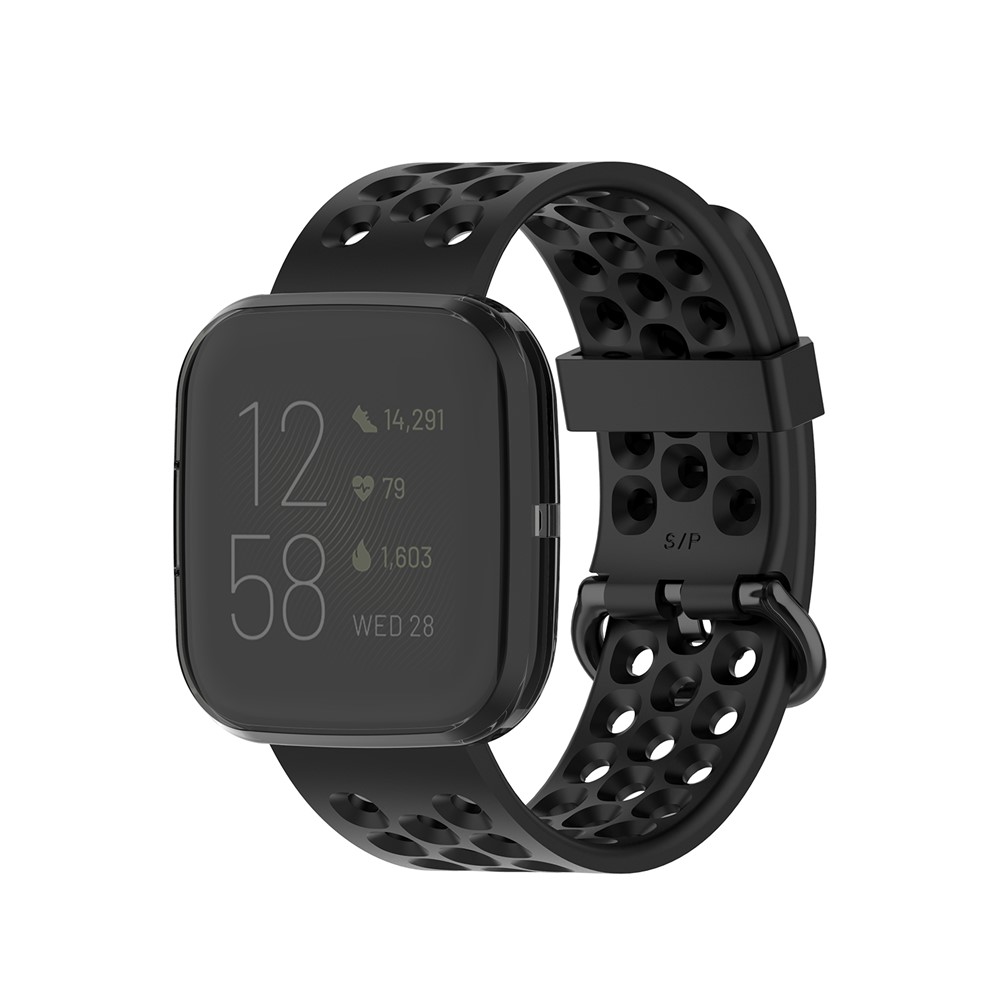 All-round Protection Smart Watch TPU Cover for Fitbit Versa 2 - Black-7