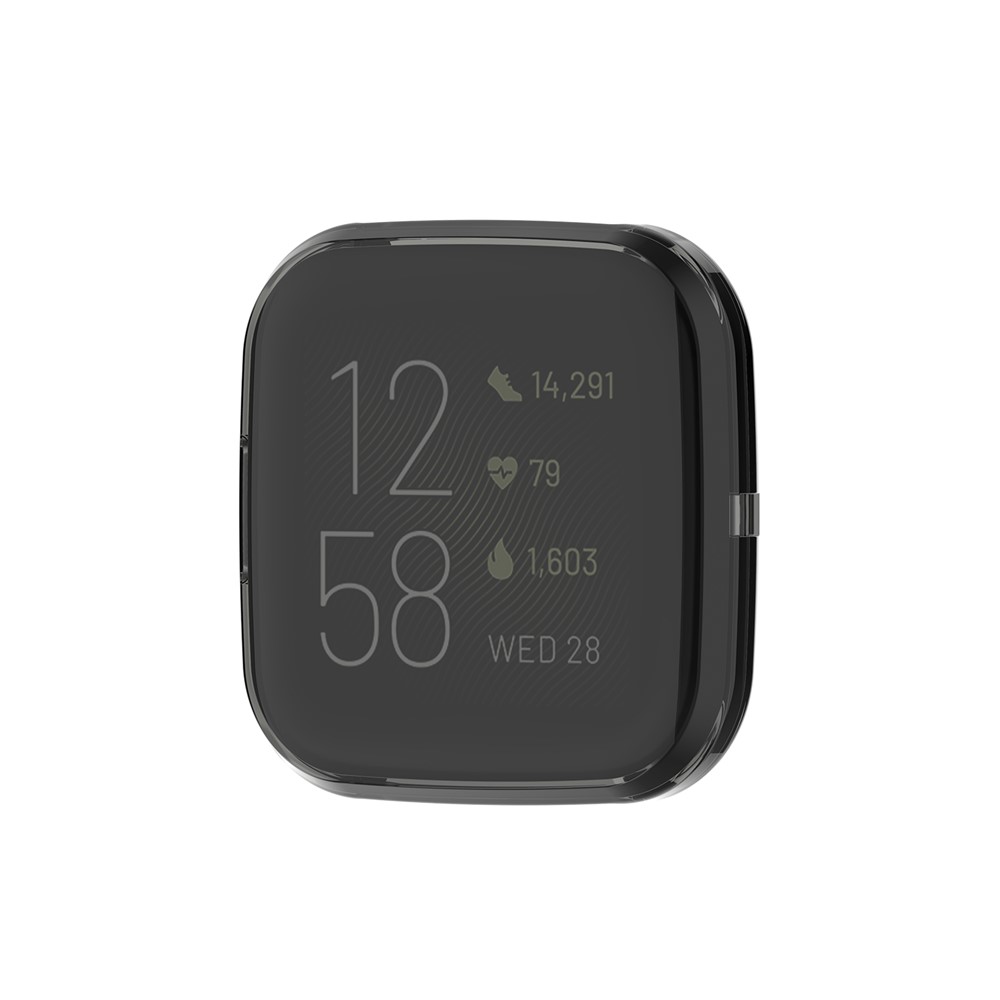 All-round Protection Smart Watch TPU Cover for Fitbit Versa 2 - Black-8