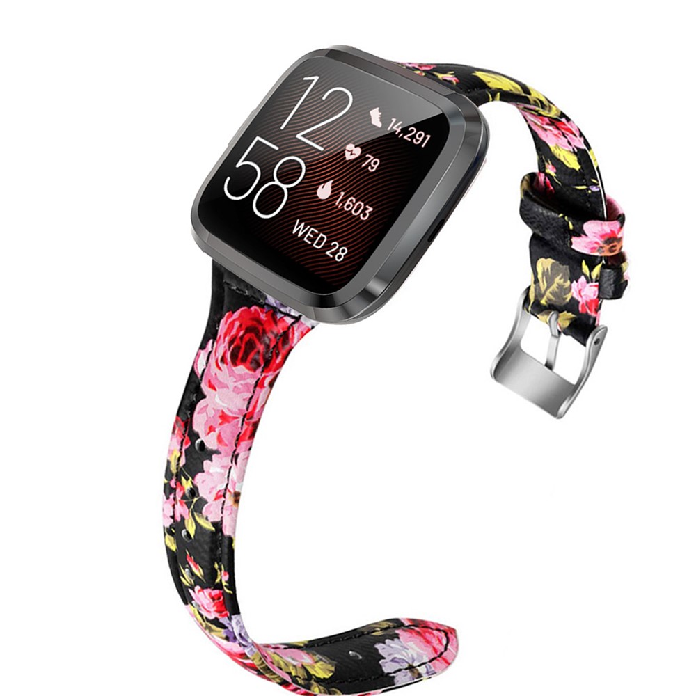 All-round Protective Electroplating TPU Watch Shell for Fitbit Versa 2 - Black-2