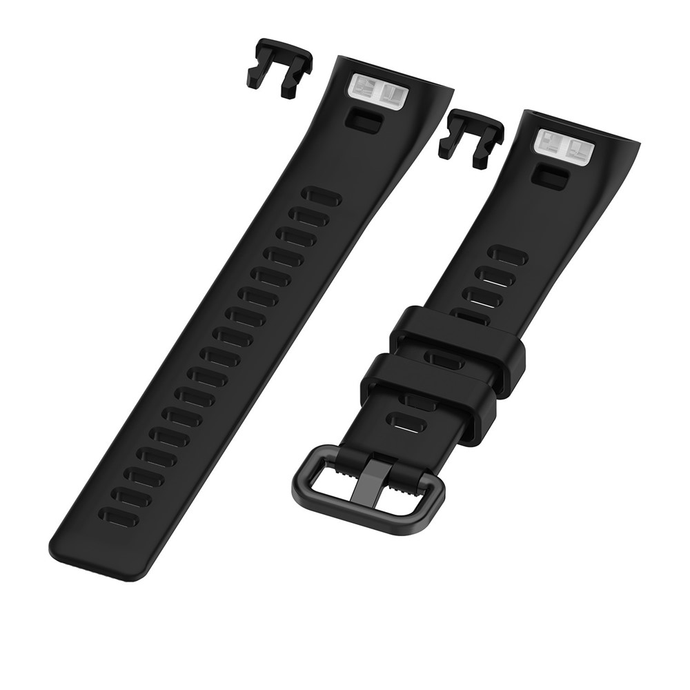 19mm Silicone Wrist Band Strap for Huawei TalkBand 3 Pro/3 - Black-5