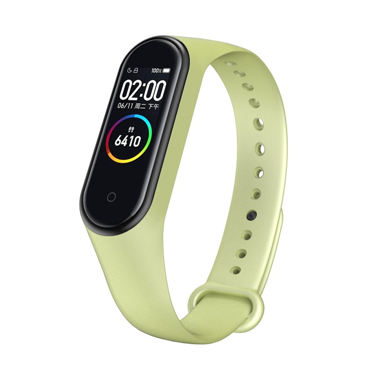 

10 Мм Силиконового Ремешка Лента Для Xiaomi Ми Полосы 4/3 - Зеленый, Xiaomi Mi Smart Band 4