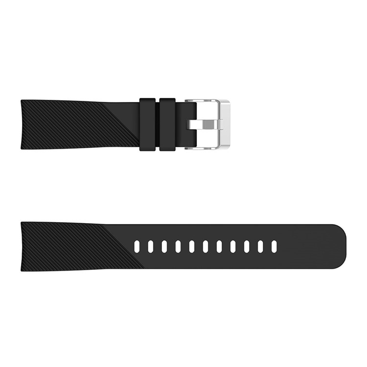 Sarja Textura Silicone Substituição Pulseira Pulseira Esportes Relógio Para Huami Amazfit GTS 20 Milímetros - Preto-5