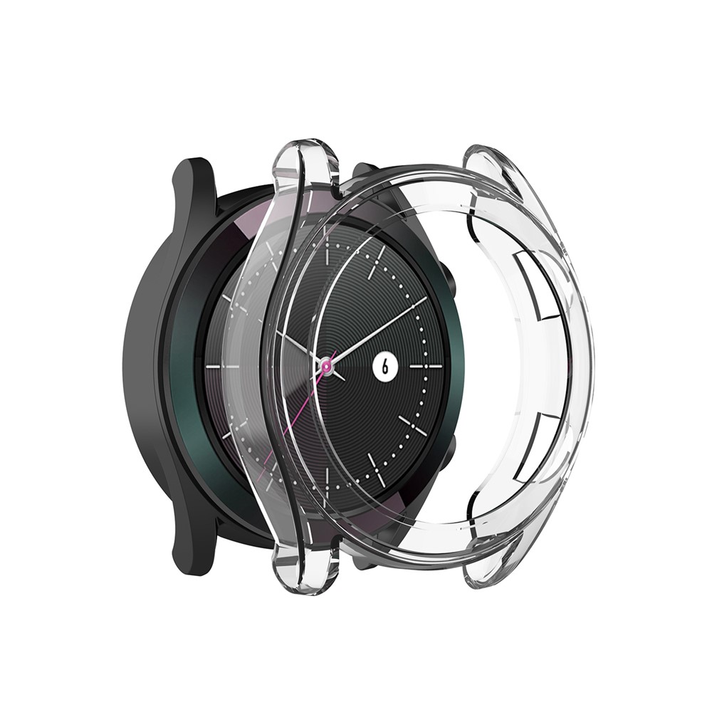 Soft TPU Cover Bumper Case for Huawei Watch GT 46mm - Transparent-1