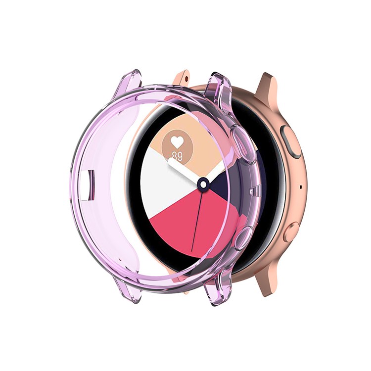 TPU Cover Bumper Frame Case for Samsung Galaxy Watch Active2 40mm - Purple-1