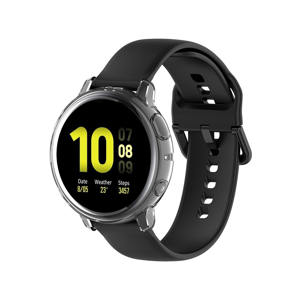 TPU Cover Bumper Frame Case for Samsung Galaxy Watch Active2 44mm - Transparent-2