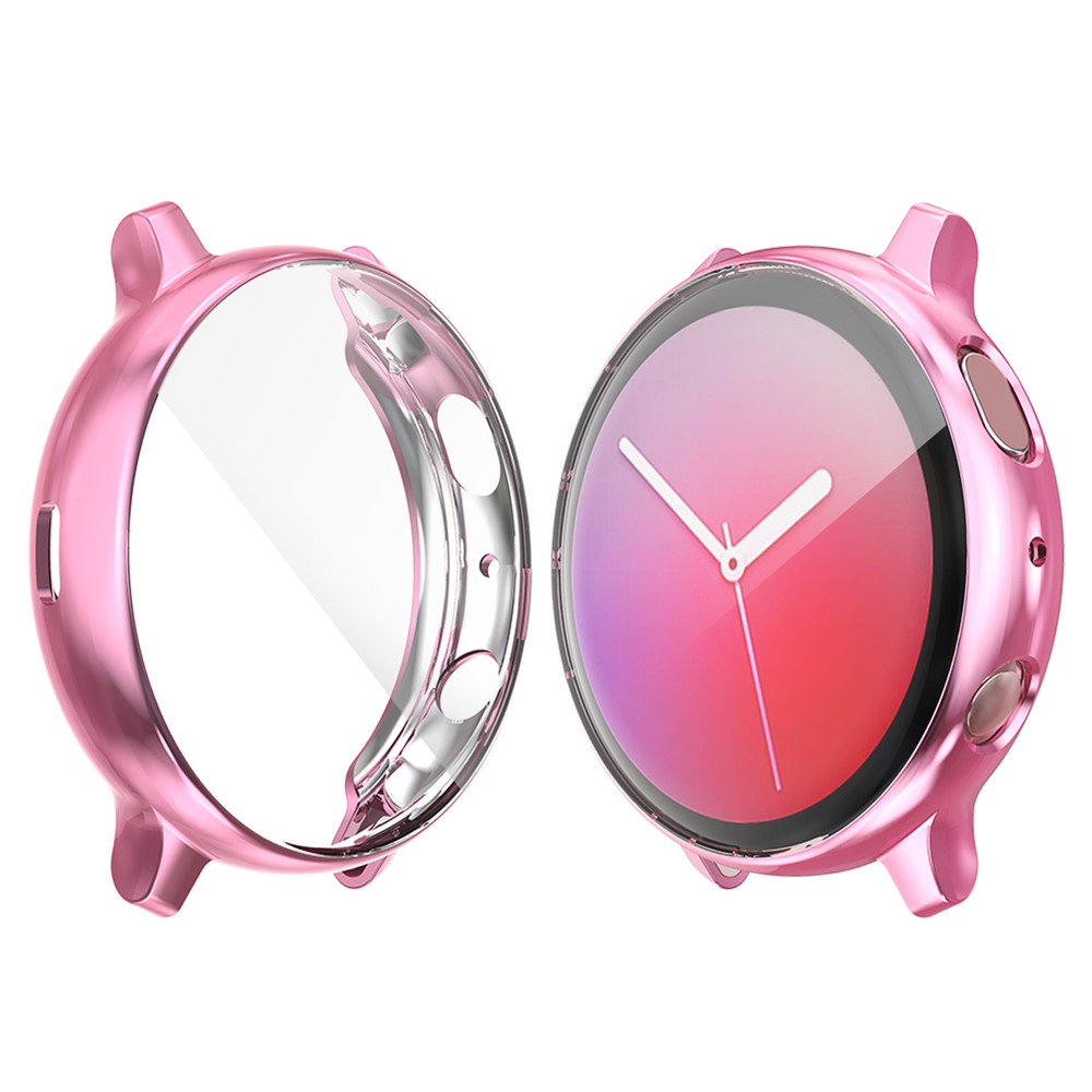 Buy All Round Protective Electroplating Tpu Watch Cover For Samsung Galaxy Watch Active 2 44mm Pink At Best Price At Tvc Mall