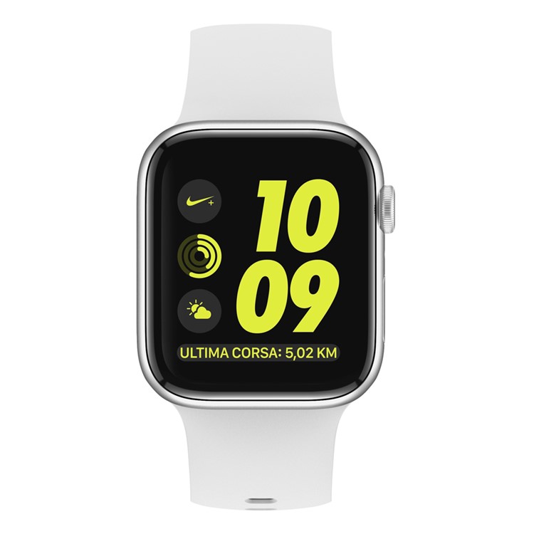 Liquid Silicone Smart Watch Band for Apple Watch Series 5/4 44mm / Series 3/2/1 42mm, etc - White-4