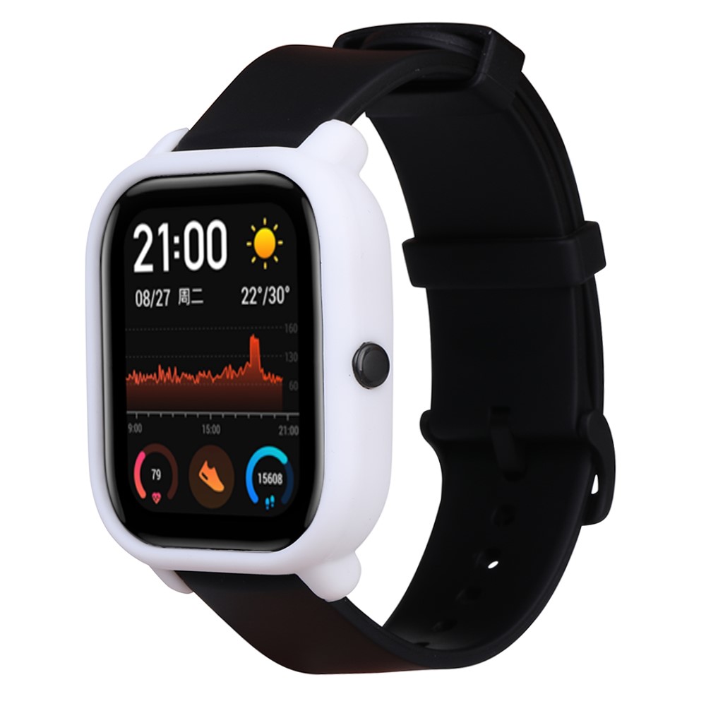 Silicone Smart Watch Protective Case Shell for Huami Amazfit GTS - White-6