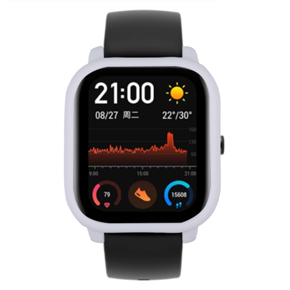 Silicone Smart Watch Protective Case Shell for Huami Amazfit GTS - White-7