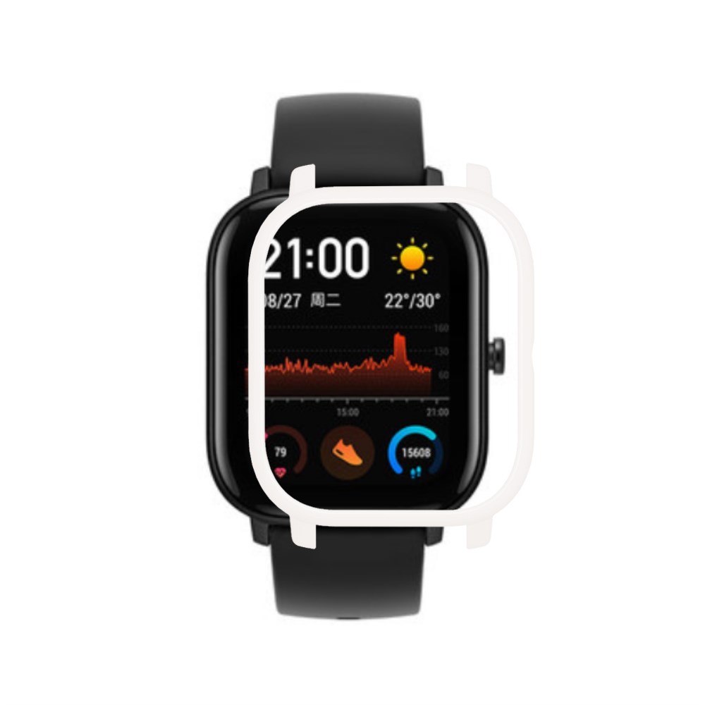 Smart Watch Protective PC Stoßstange Für Amazfit GTS - Weiß-2