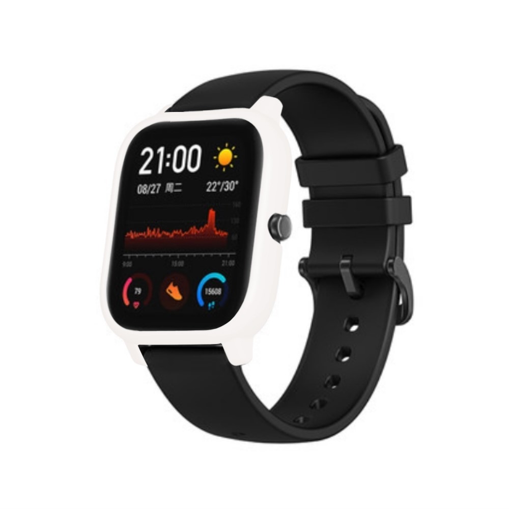 Smart Watch Protective PC Stoßstange Für Amazfit GTS - Weiß-4