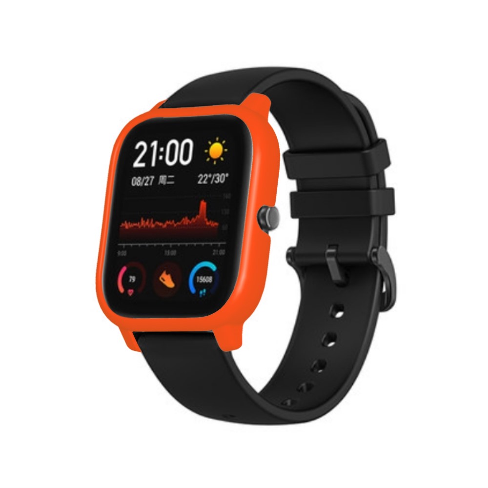 Smart Watch Protective PC Bumper Para Amazfit GTS - Naranja-3