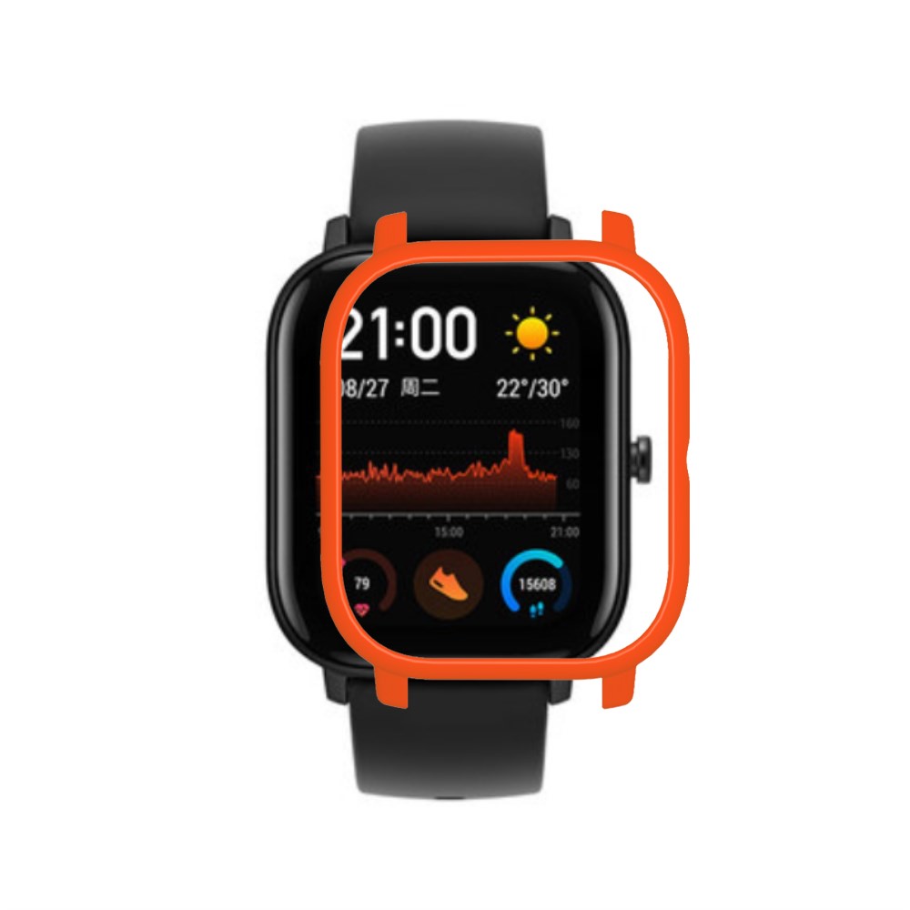 Smart Watch Protective PC Bumper Para Amazfit GTS - Naranja-6