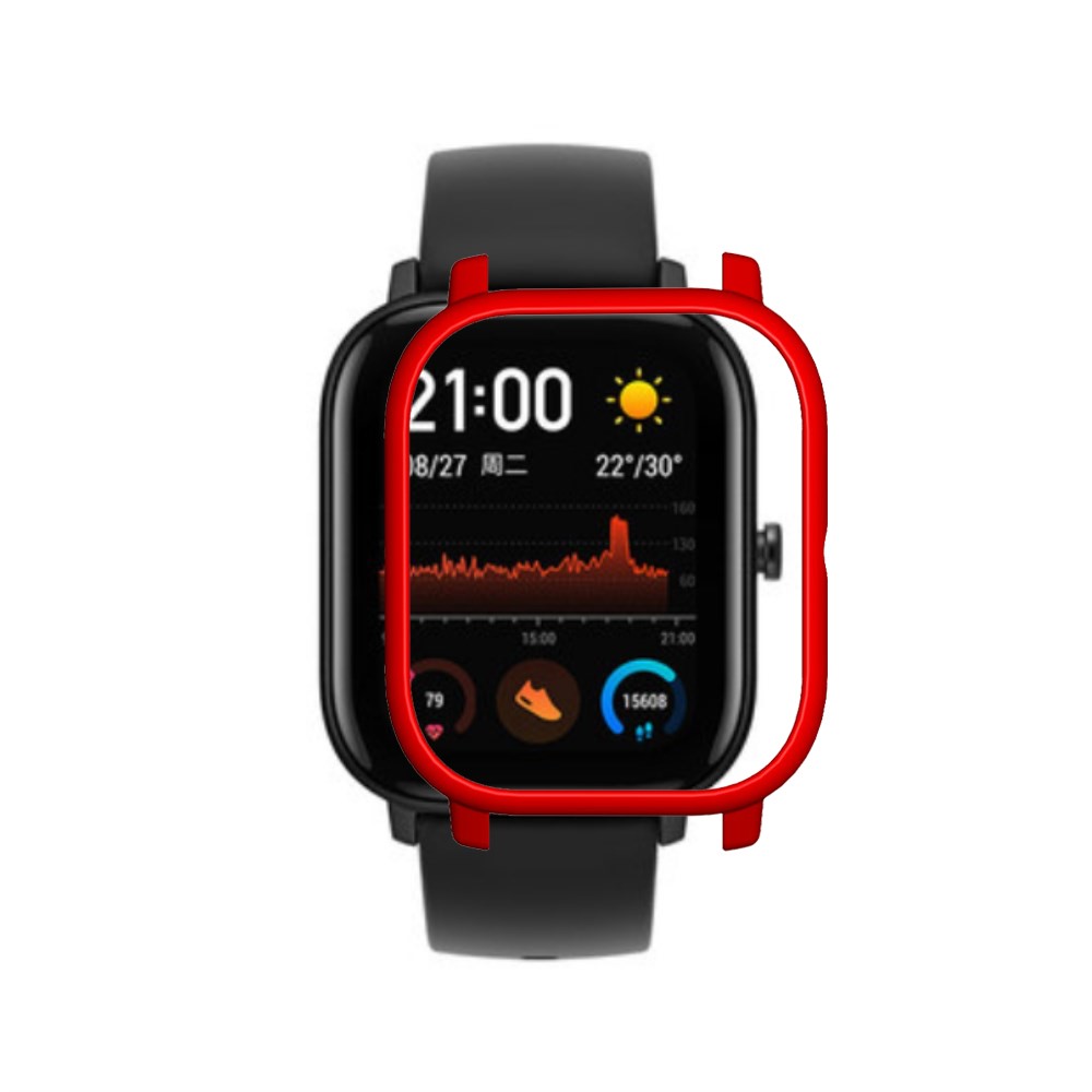 Relógio Inteligente PC De Proteção No Vidro Traseiro Para GTS Amazfit - Vermelho-2