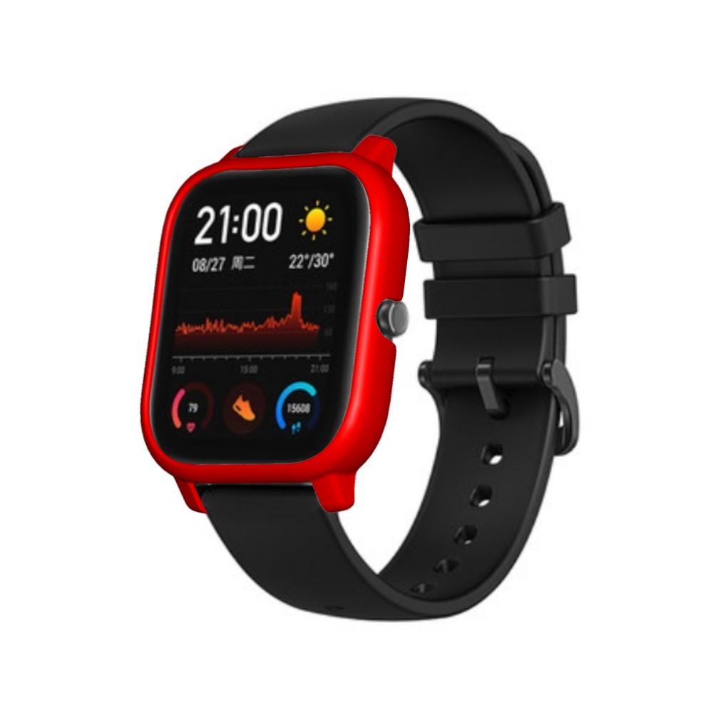 Relógio Inteligente PC De Proteção No Vidro Traseiro Para GTS Amazfit - Vermelho-4