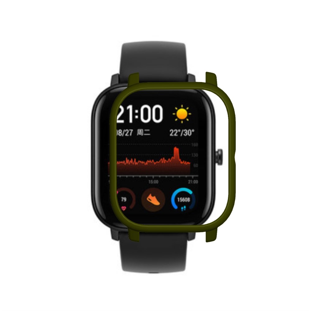 Relógio Inteligente PC De Proteção No Vidro Traseiro Para GTS Amazfit - Verde-2