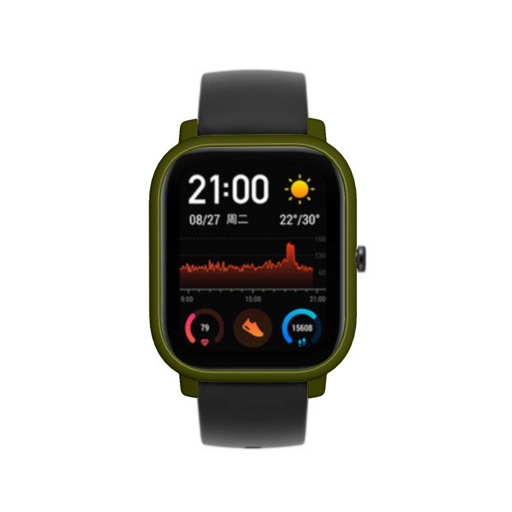 Relógio Inteligente PC De Proteção No Vidro Traseiro Para GTS Amazfit - Verde-3