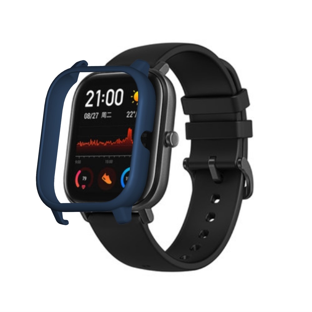 Smart Watch Protective PC Bumper Para Amazfit GTS - Azul Oscuro