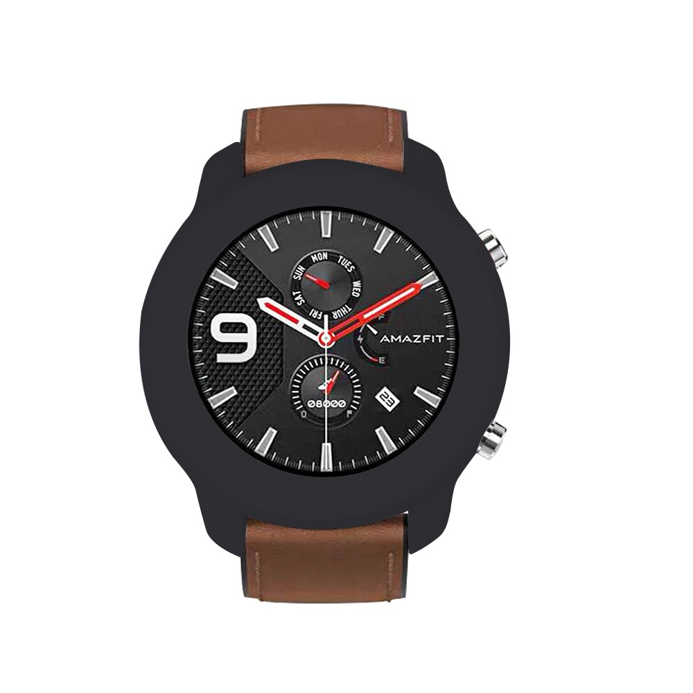 Silicone Smart Watch Soft Case Protective Shell for Huami Amazfit GTR 47mm - Black-6