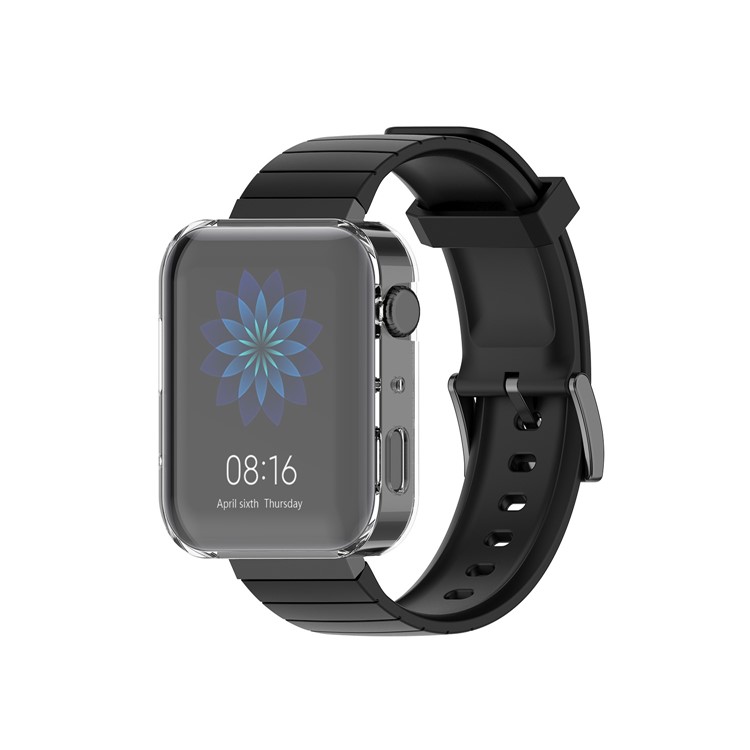 All-round Clear TPU Watch Case Screen Protector for Xiaomi Mi Watch - White-2