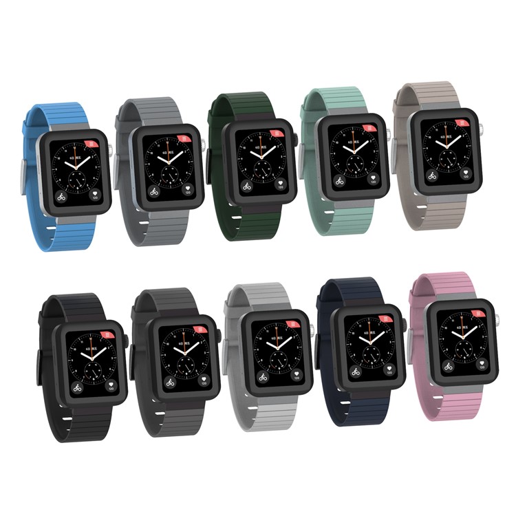 Silicone Watch Band Strap for Xiaomi Mi Watch Premium - Black-6