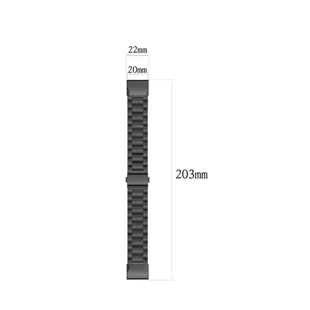 For Garmin Fenix 7/6/5/5 Plus/Forerunner935/Forerunner 945/Approach S60 22mm 304 Stainless Steel 3-Bead Watch Band Replacement Wrist Strap - Silver-10