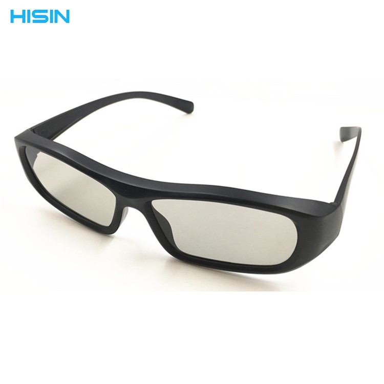 HISIN 3D Cinéma Lunettes Cinéma Théâtre Téléviseurs Passifs Lunettes 3D-3