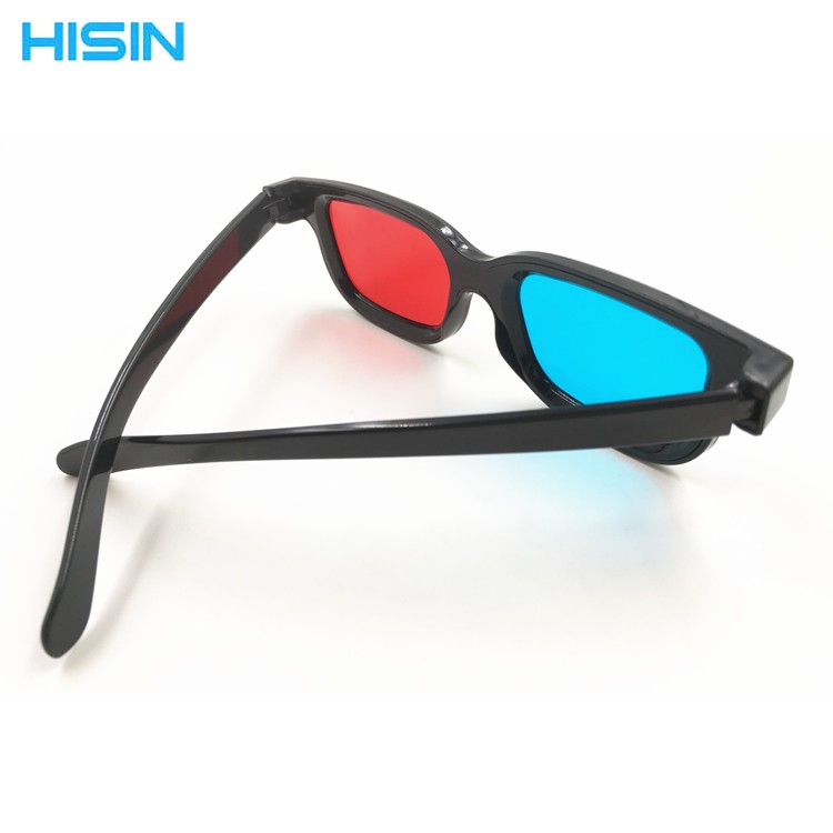 Lunettes De Lunettes 3D Passives Universelles Pour Le Film De Cinéma / La Télévision À La Maison / Les Jeux - Rouge / Bleu-4