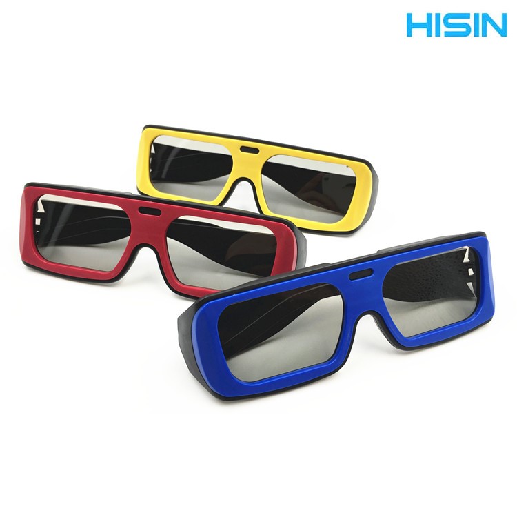 Dual-Color-3D-Kino-Brille Kino Passive TVs 3D-Brille Leichte 3D-Brille - Zufällige Farbe-2