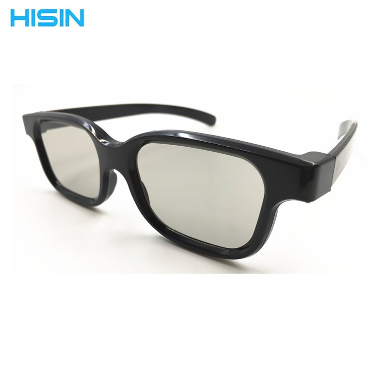 0,28 Mm Linse Passive 3D-Brille Für Kino Film / Home TV / Gaming - Schwarz-3