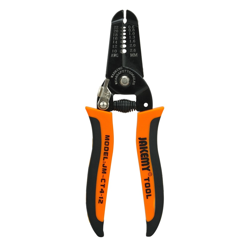 JAKEMY JM-CT4-12 6.0 Zoll Draht-Kabel-Scherblock-Abstreifer-Zangen AWG metrische Skala-2
