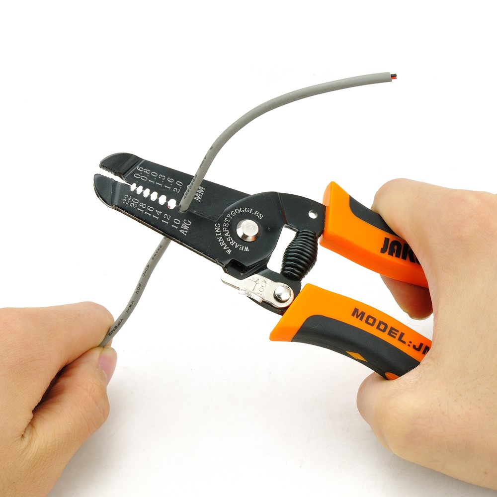 JAKEMY JM-CT4-12 6.0 Zoll Draht-Kabel-Scherblock-Abstreifer-Zangen AWG metrische Skala-4