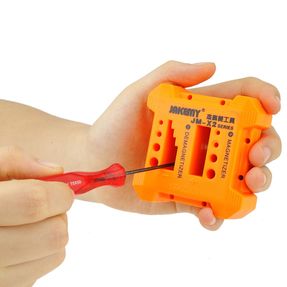 JAKEMY JM-X2 Magnetizer Demagnetizer for Screwdriver Tips and Other Components-5