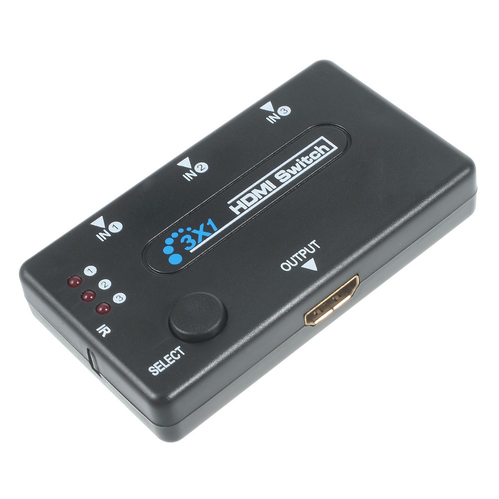 3-port High Speed HDMI Switch with Remote-2