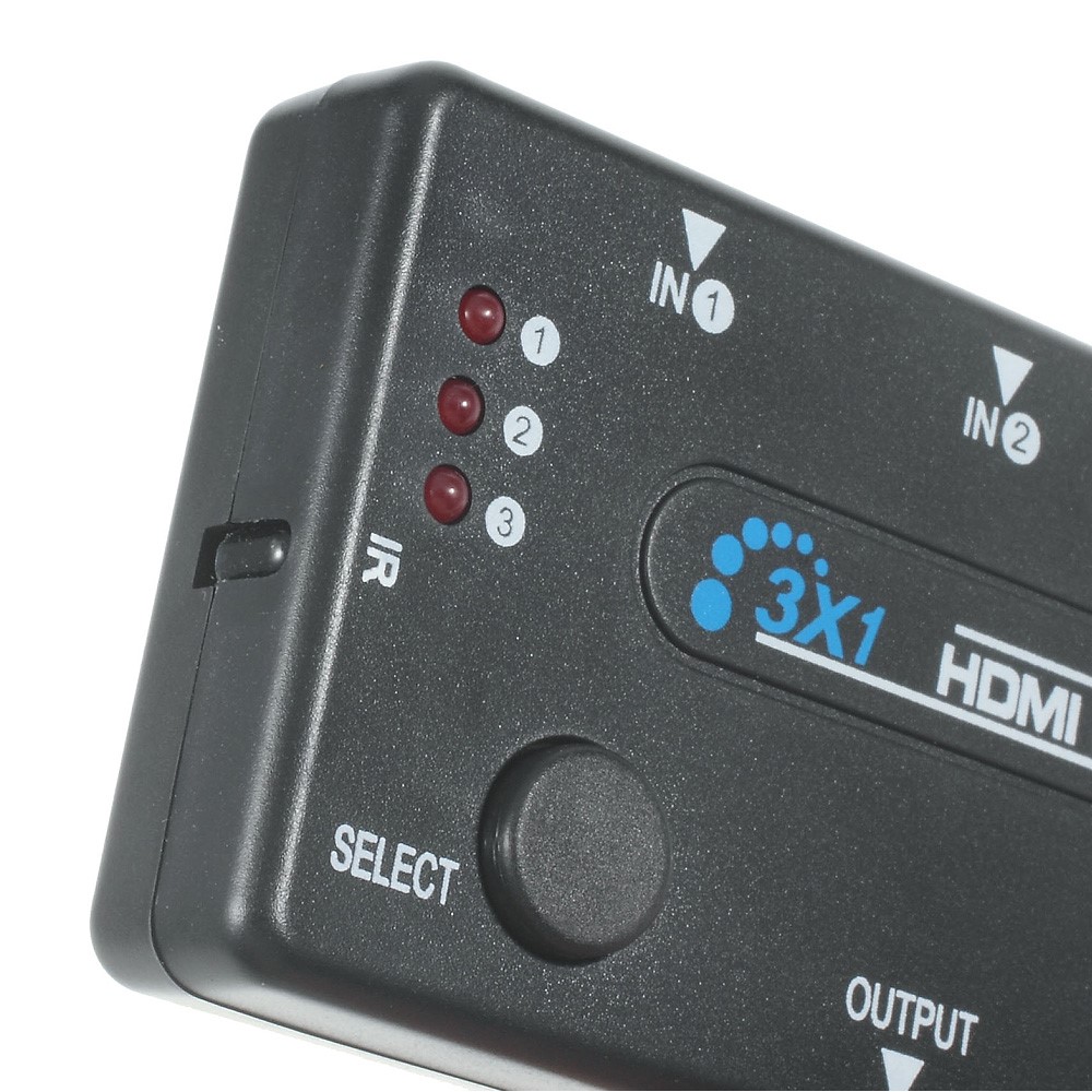 3-port High Speed HDMI Switch with Remote-6