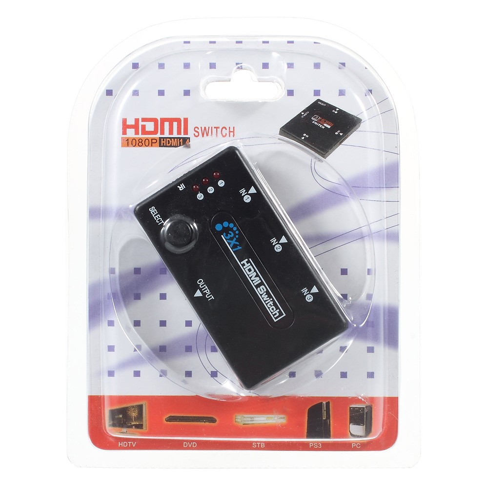 3-port High Speed HDMI Switch with Remote-8