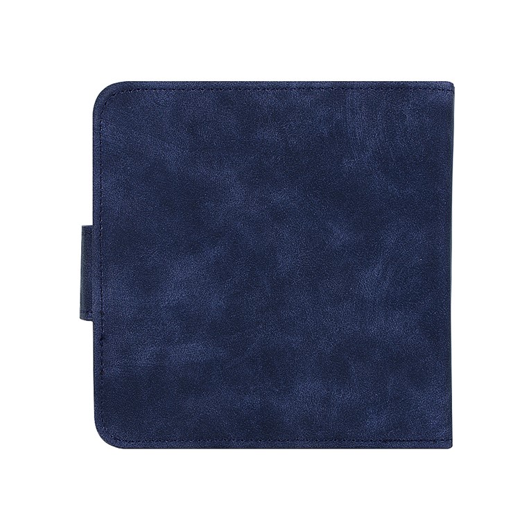 Vintage Style Leather Wallet Cover Holder Case for IQOS Electronic Cigarette - Blue-2