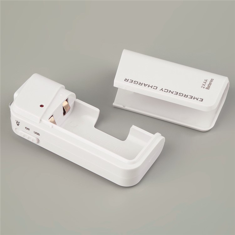 Universal Dual Bay Battery Charger for AA Battery - White-3