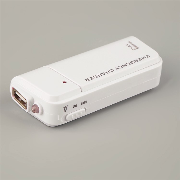 Universal Dual Bay Battery Charger for AA Battery - White-5