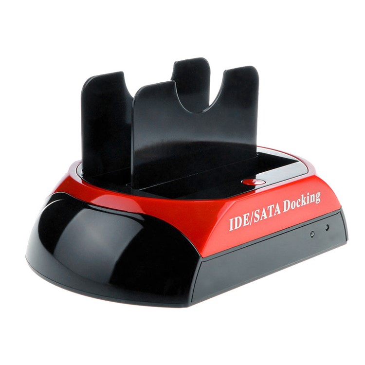 Dual 2.5"/3.5" inch IDE SATA HDD Hard Drive Disk Clone Holder Dock Docking Station (ZC826701) - US Plug-23