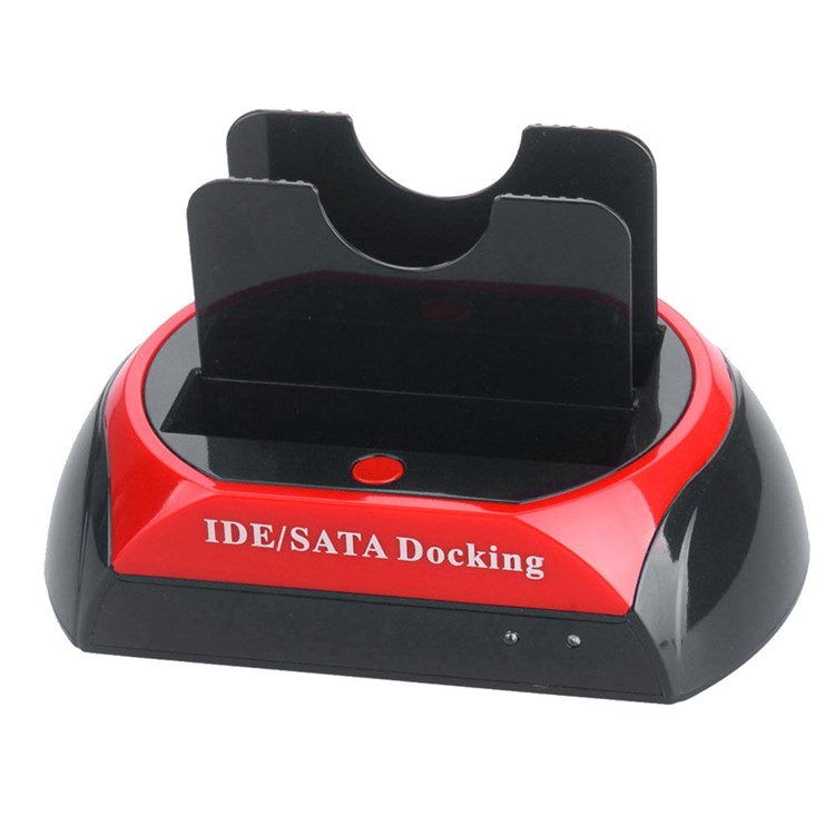 Dual 2.5"/3.5" inch IDE SATA HDD Hard Drive Disk Clone Holder Dock Docking Station (ZC826701) - US Plug-25