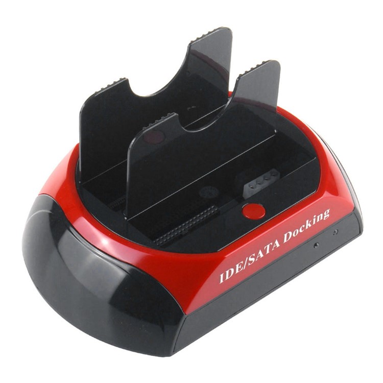 Dual 2.5"/3.5" inch IDE SATA HDD Hard Drive Disk Clone Holder Dock Docking Station (ZC826701) - US Plug-15