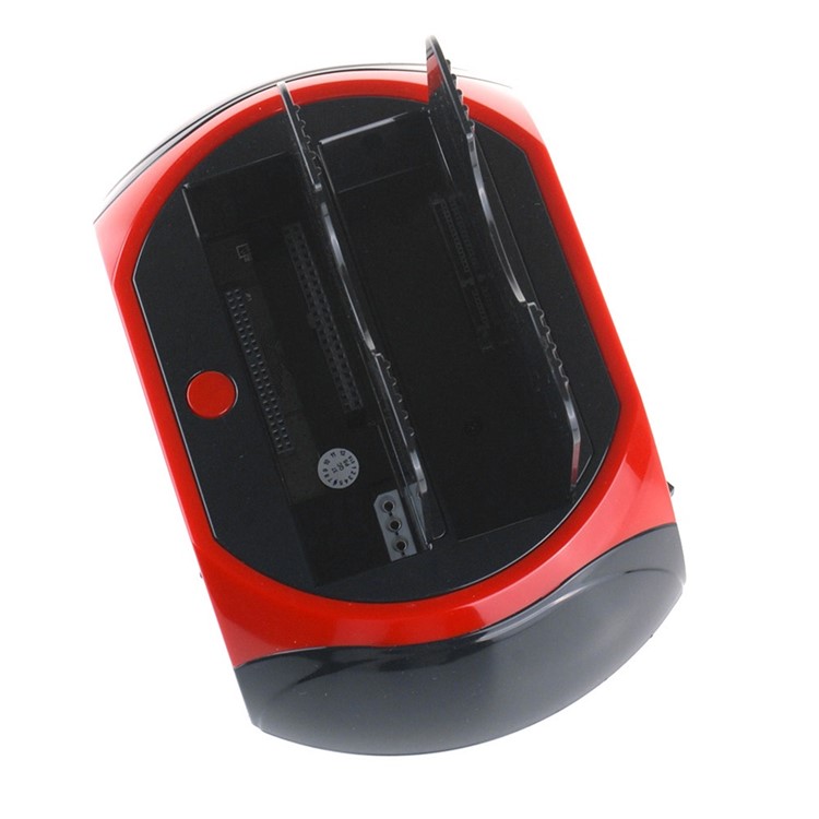 Dual 2.5"/3.5" inch IDE SATA HDD Hard Drive Disk Clone Holder Dock Docking Station (ZC826701) - US Plug-17