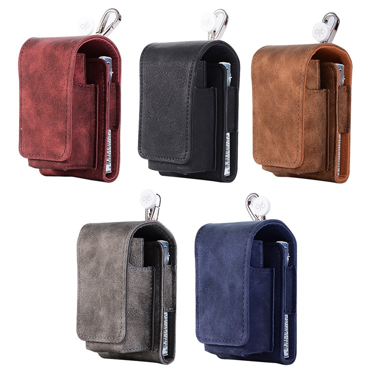 Leather Holster Cover for GLO E-cigarette Electronic Cigarette - Black-7