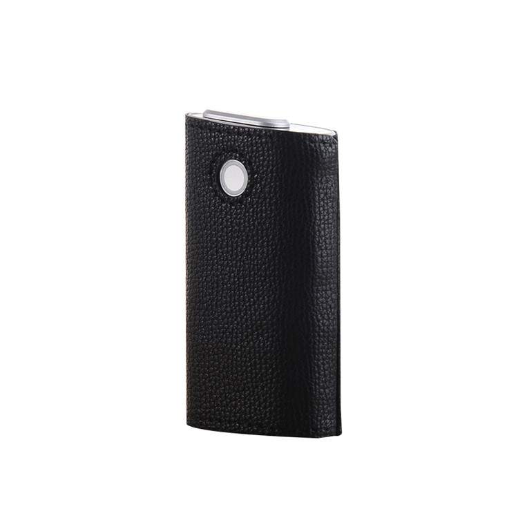 Litchi Texture Vertical Flip Detachable 2 in 1 Leather Case for GLO Electronic Cigarette - Black-2