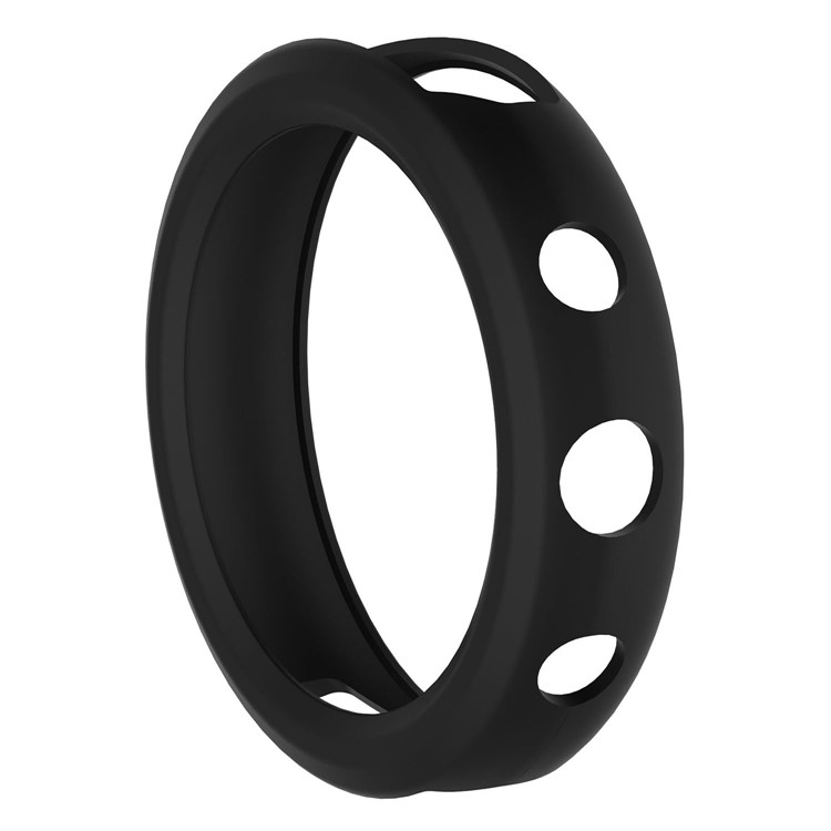 Anti-aging Soft Silicone Case Protector for ASUS ZenWatch 3 - Black-3