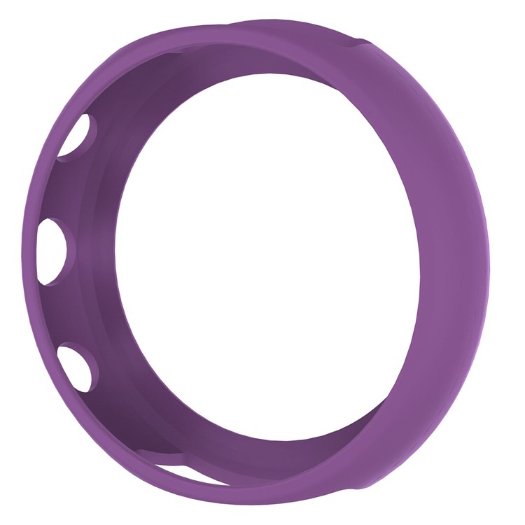 Anti-aging Protective Silicone Case Cover for ASUS ZenWatch 3 - Purple-1
